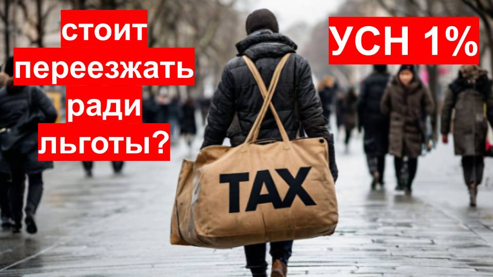 Какой бизнес ради УСН 1-5% переезжает в другой регион чаще всего? Смотрите полное видео на канале