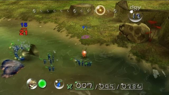 Pikmin Glitch -  grazy jumping Pikmins (1080p on Dolphin Emu)