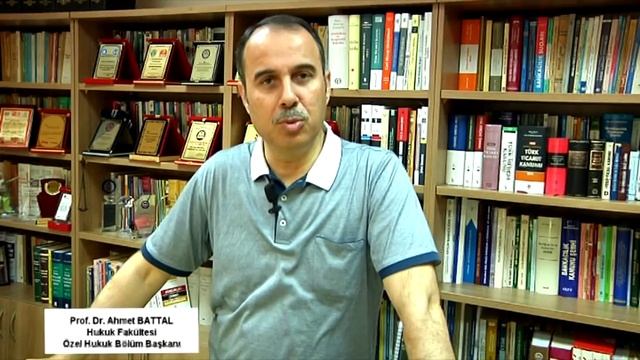 Hukuk Fakültesi - Özel Hukuk Bölüm Başkanı Prof. Dr. Ahmet Battal