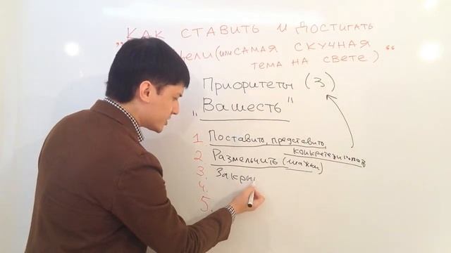 Как ставить и достигать цели от Азамата Ушанова