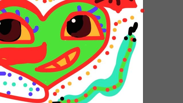 Рисуем эмоции в сердце часть 108