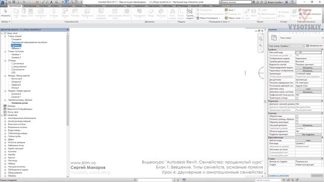 [Курс «Autodesk Revit Семейства: Продвинутый уровень»] Двумерные и аннотационные семейства