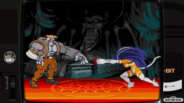 port darkstalkers Night Warriors с приставки пс1 sega mega drive  .mp4