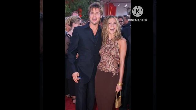 Brad Pitt with Jennifer Aniston #bradpitt #shorts #shortvideo