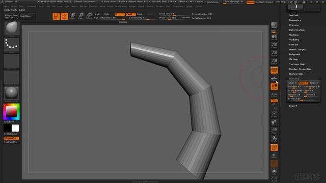 Уроки по ZBrush 4R7. Занятие 5. ZTool