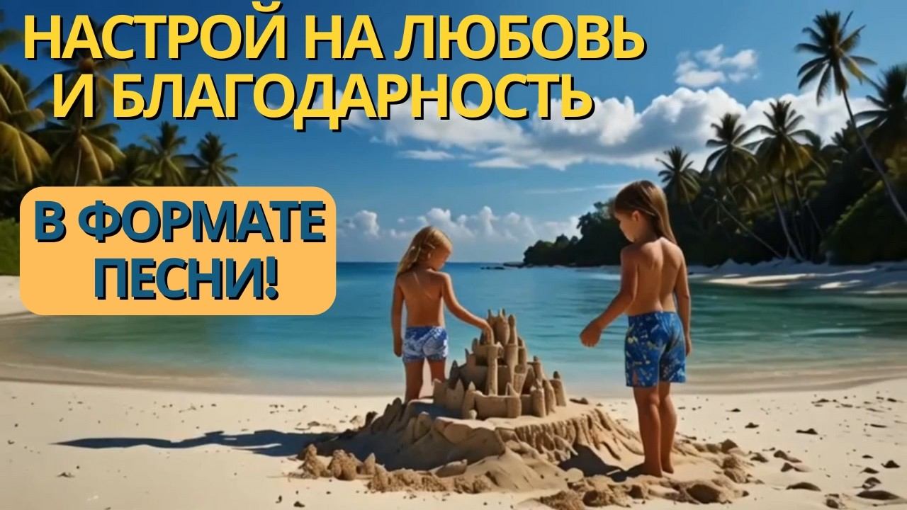 Настрой на Любовь и Благодарность в виде Песни! Действует как Мантра, Аффирмация или Гипноз!