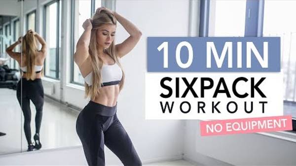 10 MIN SIXPACK WORKOUT __ No Equipment _ Pamela Reif