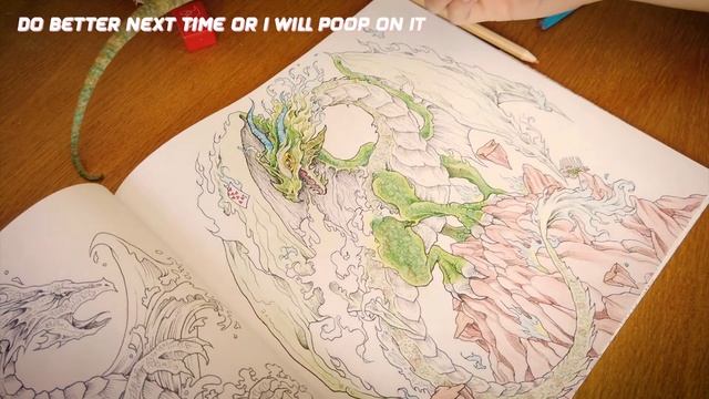 My chameleon watch me color mythomorphia book