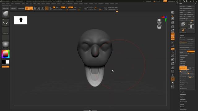 ZBrush простыми словами_ как слепить первую модель Урок для новичков. Начало раб