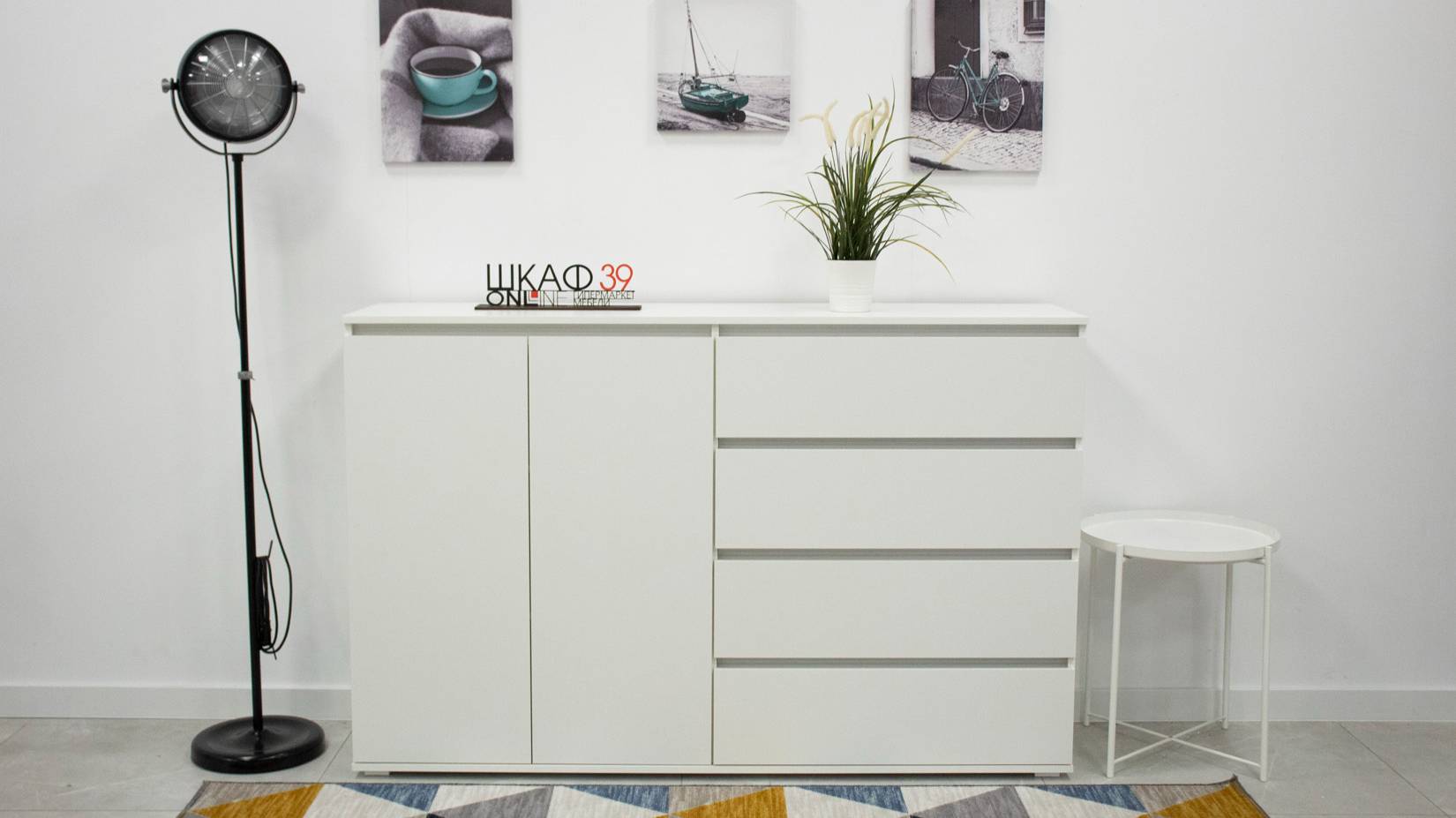 Somero 467.07 Комод 4 ящика 1600 Белый