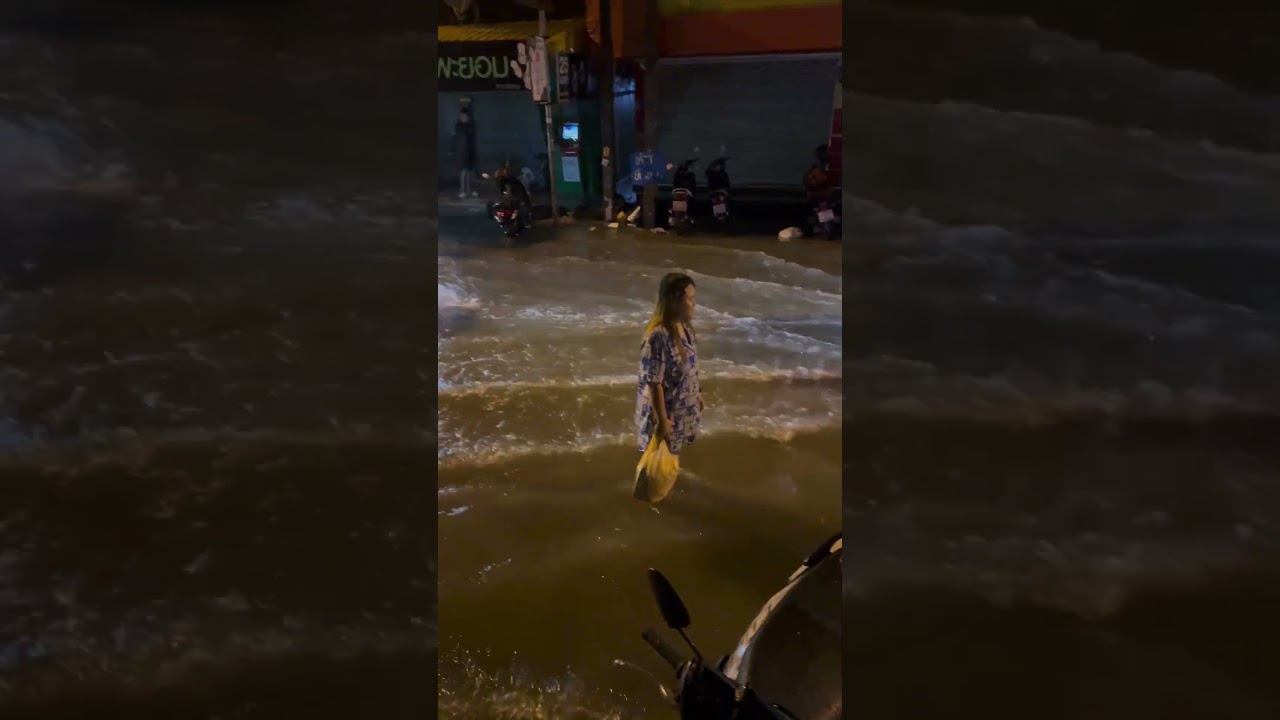 The rainy season Pattaya Thailand