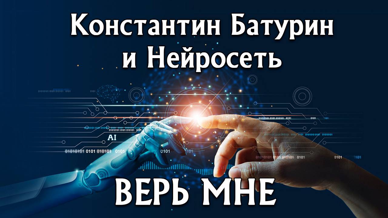 ВЕРЬ МНЕ - Константин Батурин и Нейросеть
