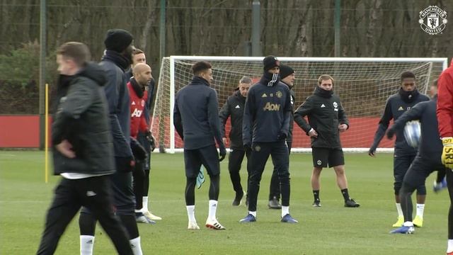 Manchester United train ahead of Valencia Champions League trip | UEFA Champions League