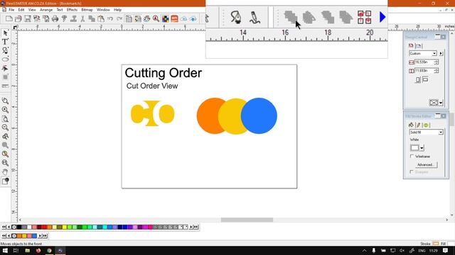 SAi FlexiSTARTER 19 View the Order of Cutting (Part 1) the Cutting Order Mini-Series