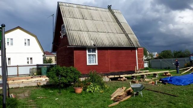 Передвижка домика в Новоселках