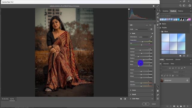 HDR Cinematic Color Grading With Photoshop | Tutorial Adobe Camera Raw