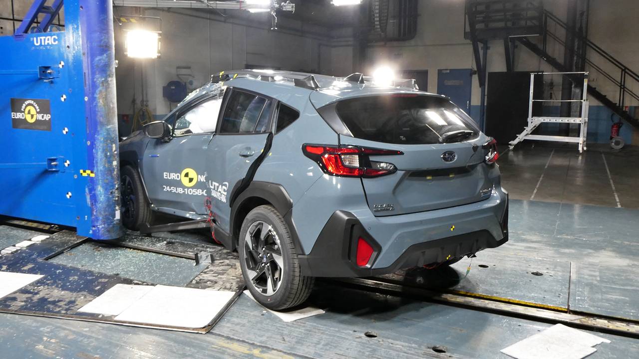 Краш-тест нового Subaru XV (Subaru Crosstrek) 2024 от Euro NCAP на CarMaps.Ru