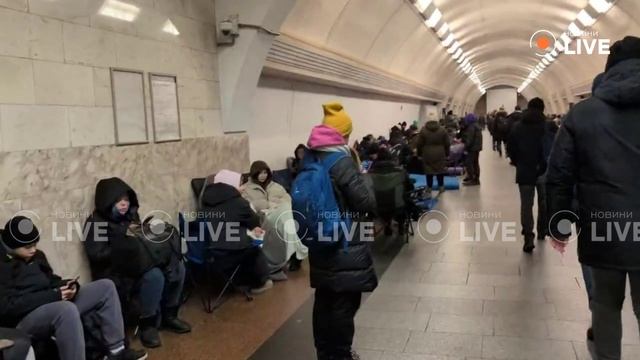 В киевском метро людно 
15.01.25 хода