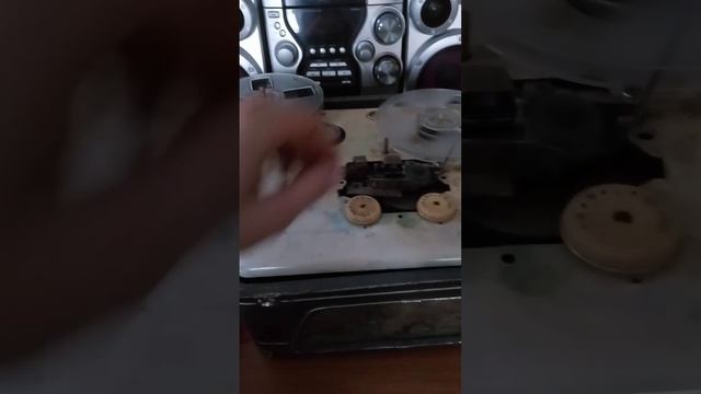 Яуза 5 ламповый магнитофон 1960 год.