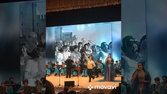 Москва . САО , район  "Коптево" . Заключительный концерт городского фестиваля .