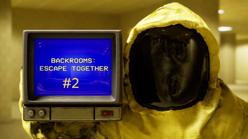 прохождение игры Backrooms: Escape Together в соло ( 2 часть )