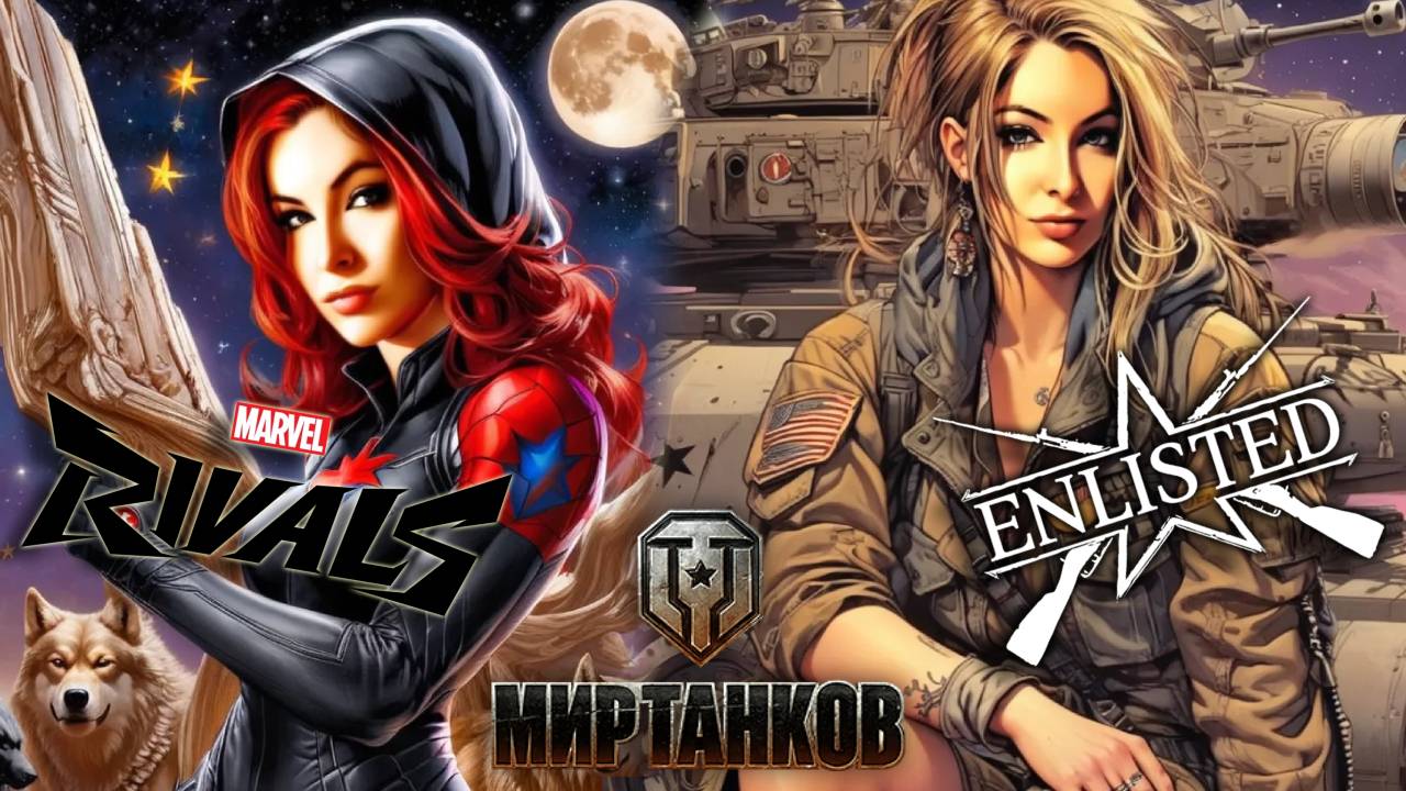 MARVEL RIVALS 2024 / МИР ТАНКОВ/ ПРОБУЕМ ENLISTED ► ГОДНОТА ПОДЪЕХАЛА | ИГРА С ПОДПИСЧИКАМИ