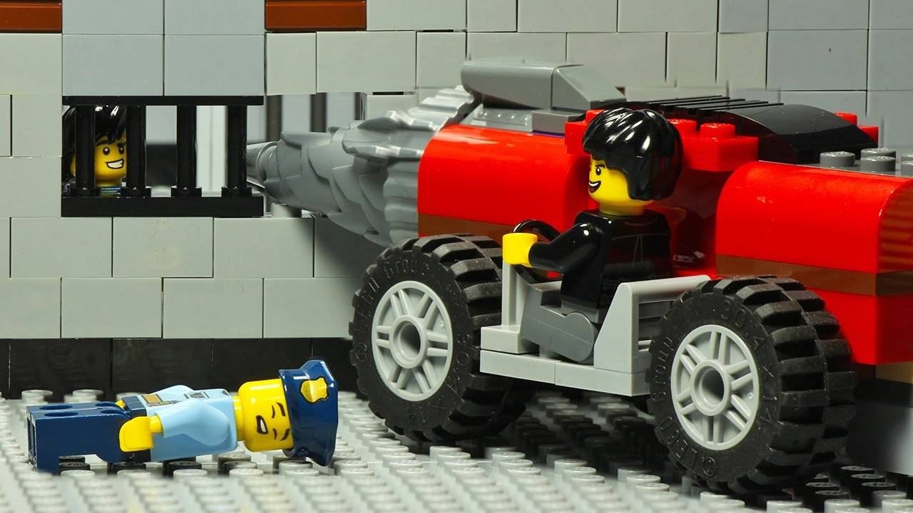 Lego City Driller Truck Prison Break