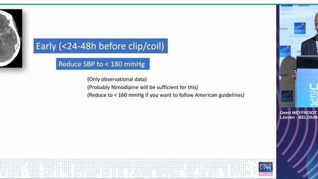 Blood pressure targets in acute brain injured Geert Meyfroidt (ESICM 2023)