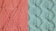 Ажурные узоры спицами, схемы и описания