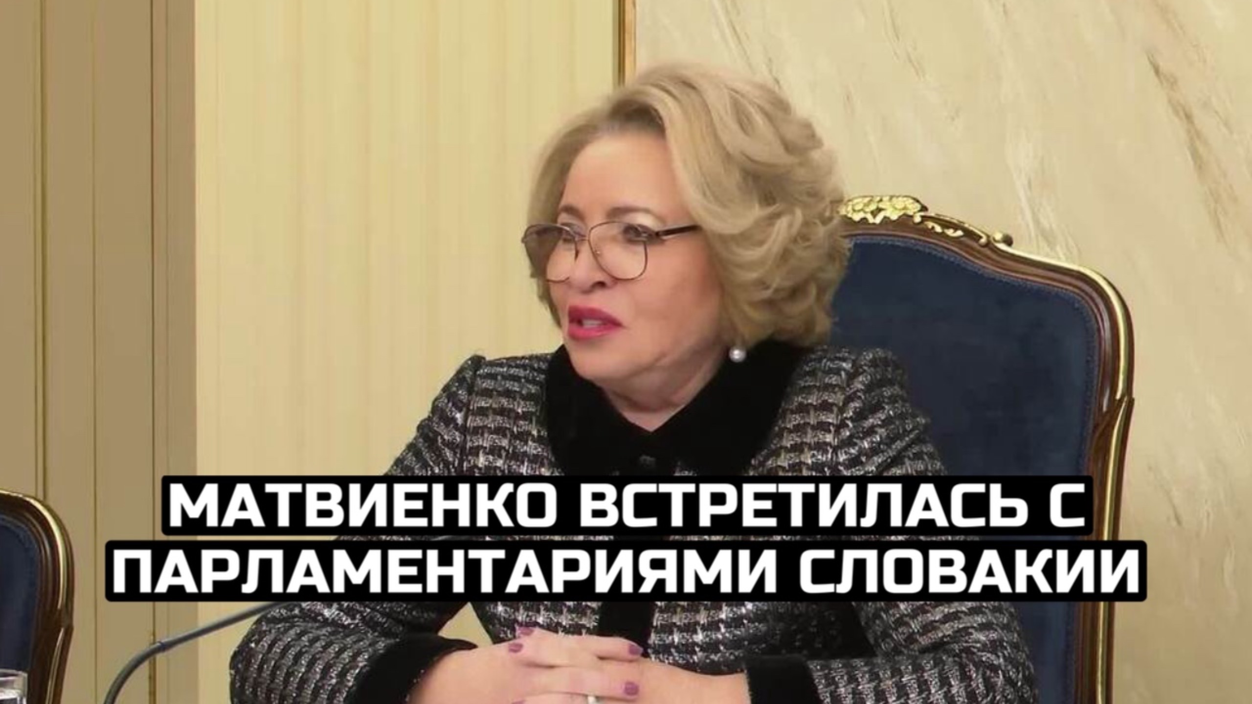 Матвиенко встретилась с парламентариями Словакии