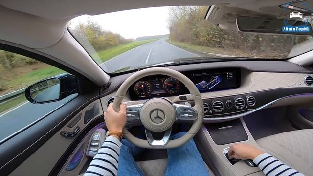 Mercedes S450 Lang [3.0 л. 367 л.с.] 2017 POV TEST DRIVE