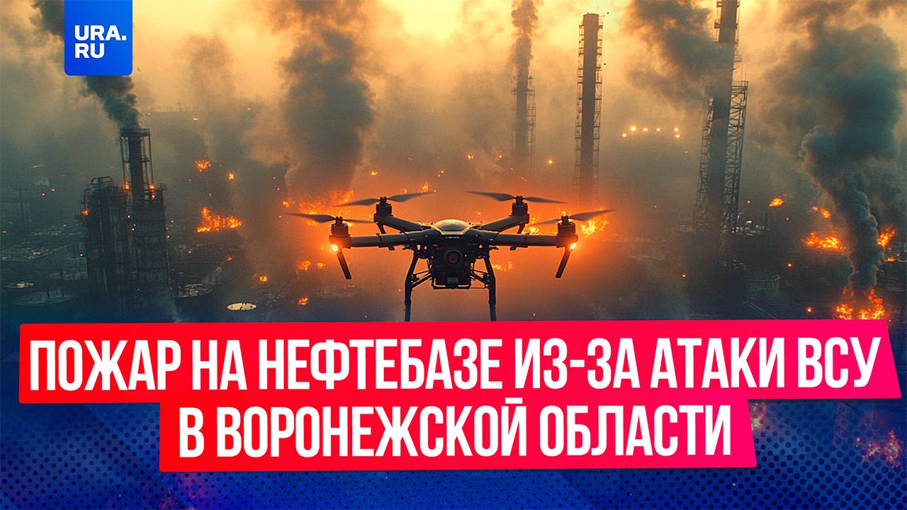 Дроны ВСУ атаковали нефтебазу в Воронежской области