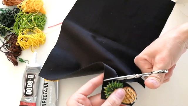 Вышивка броши "Ананас" - обучающий курс по вышивке гладью