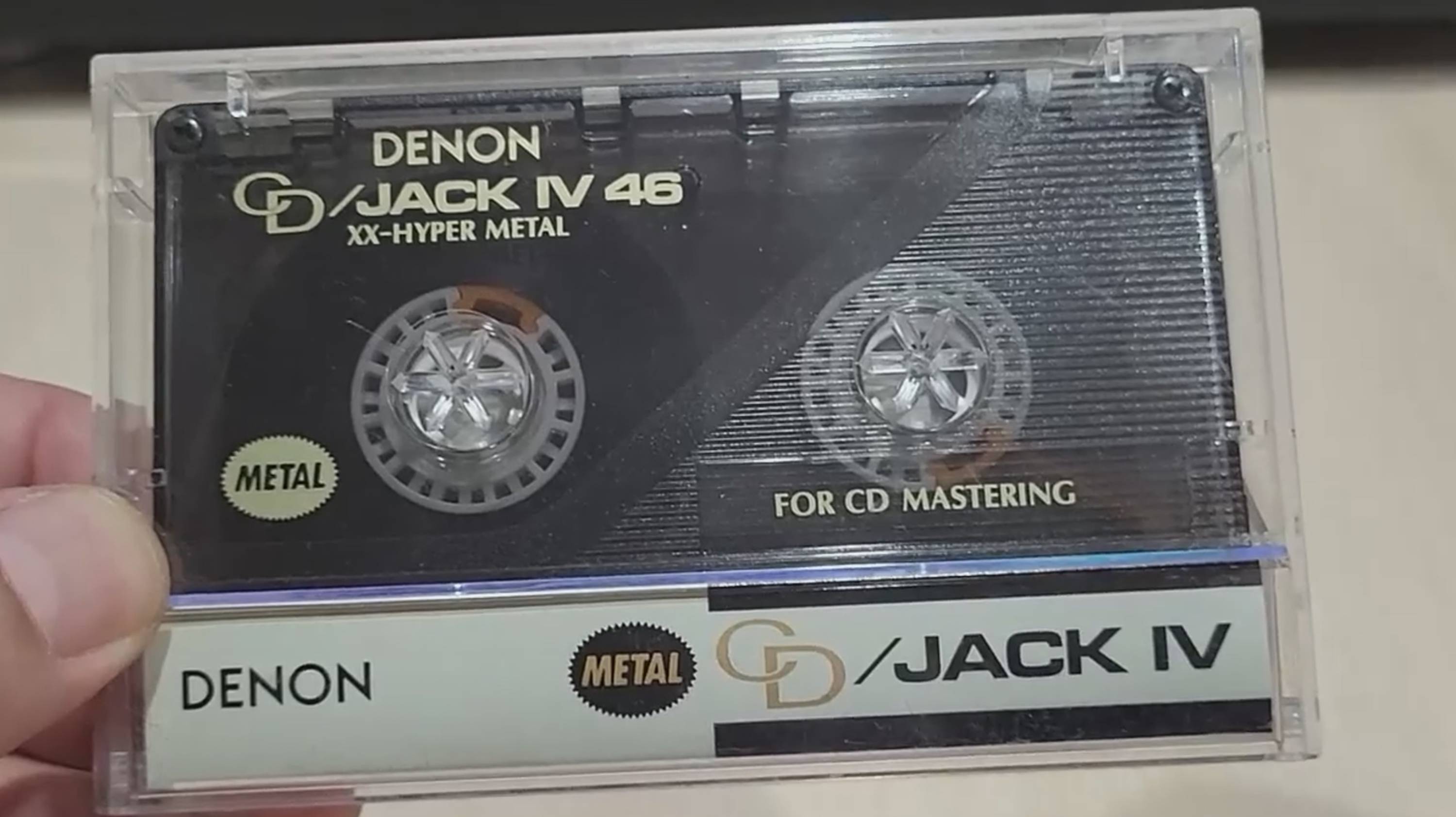 АУДИОКАССЕТА DENON CD JACK IV! НЕДОРОГОЙ МЕТАЛ ОТ DENON!