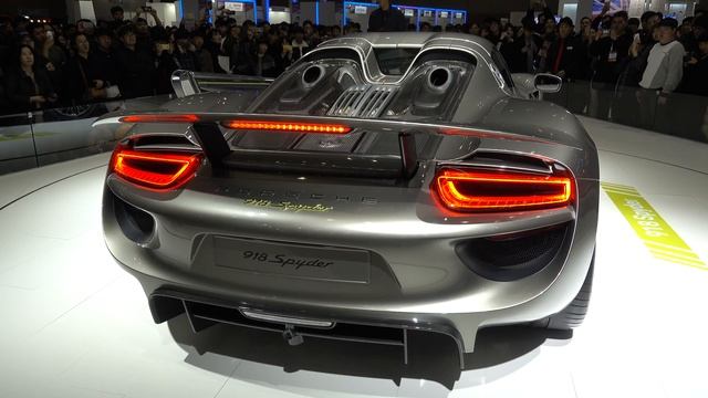 4K] Seoul Motor Show 2019 - Porsche 918 Spyder exhaust sound