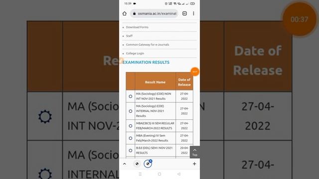 mba 3rd sem results 2022 released check now| #oumba3rdsemresults out now bhuwantv