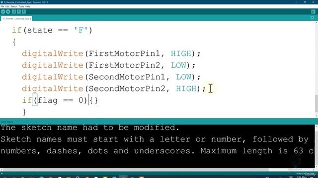 117 - Remote Controlled Robot Arduino Coding
