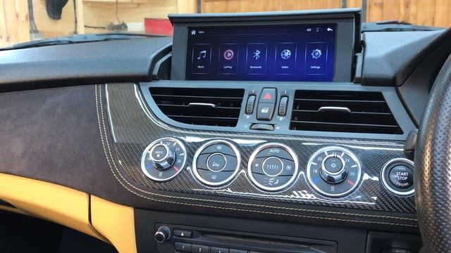 CarPlay in action via Mr12Volt on BMW Z4 E89