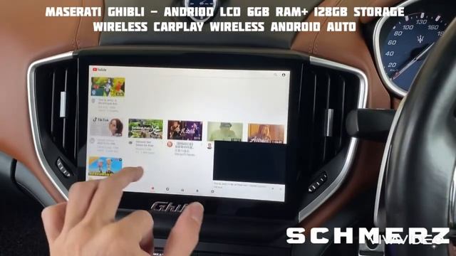 Maserati Ghibli wireless android auto CarPlay