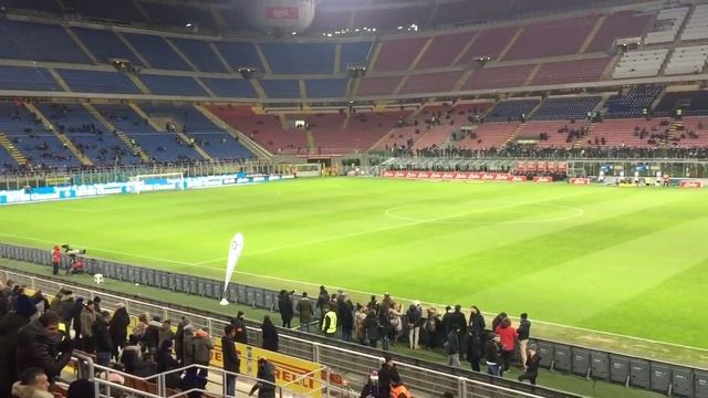 SAN SIRO PRIMO ANELLO ARANCIO ECCO COME SI VEDE! SPETTACOLO 🔵⚫️Marco Ferrari