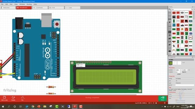 67 - Arduino to DS1307 Time and Date Module Circuit Design