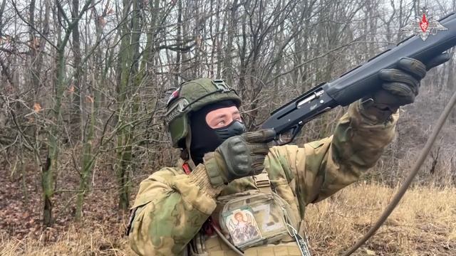 Боевая работа расчета РСЗО «Град» ГрВ «Север»