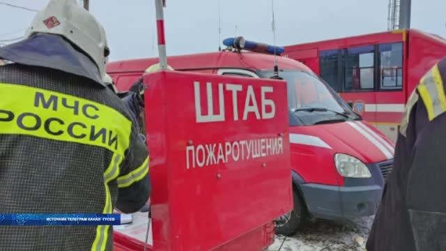 В результате атаки беспилотников, в Лискинском районе загорелась нефтебаза