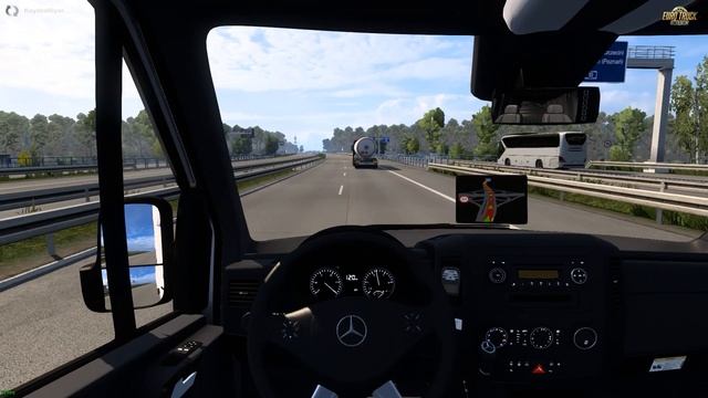 MERCEDES SPRİNTER [MEGAMOD MODİFİYE+GEZİNTİ ]1.49//ETS2