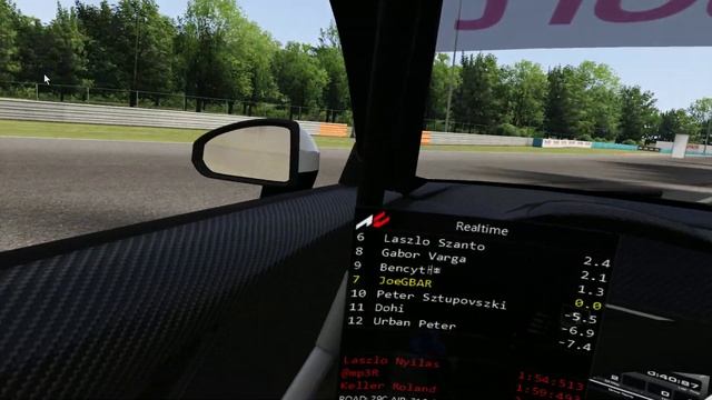 HVML Audi TT Cup League Hungaroring - Assetto Corsa VR