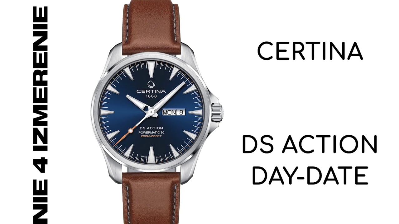 Обзор 4 Измерение CERTINA DS ACTION DAY-DATE C032.430.16.041.00