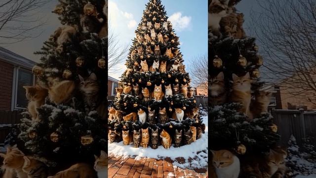 Кото-елка 🎄