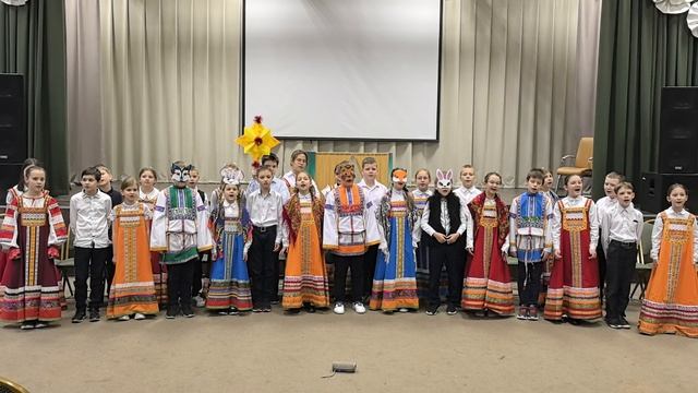 Хор народной песни "Мы из Лесного", Лесногородская СОШ