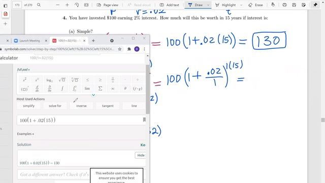 CoReq - Math 1314 - Exponential Functions