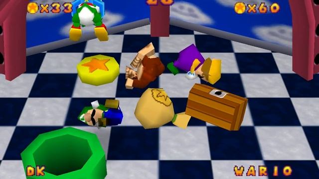 Mario Party 1 Mini-Games - Crane Game